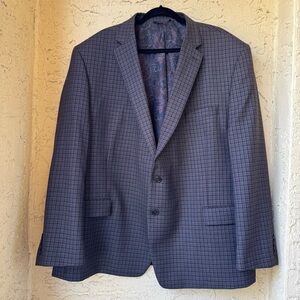 Ralph RALPH LAUREN Plaid Blazer 52R Wool Blend Sport Casual Jacket